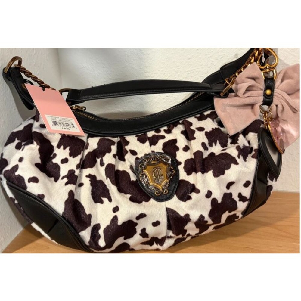 Juicy Couture Cow Print Shoulder Bag NWT